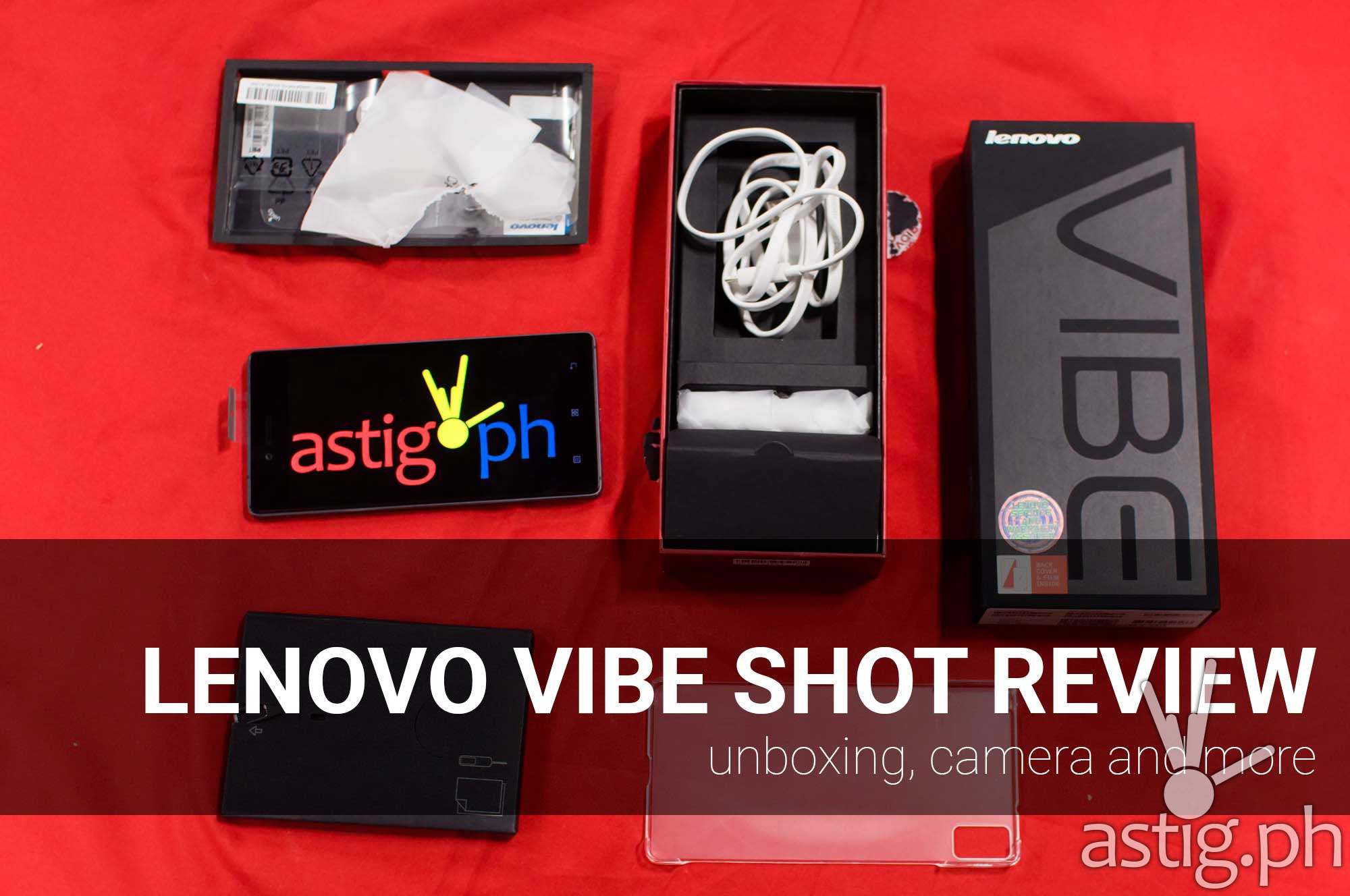 Lenovo Vibe Shot review unboxing camera