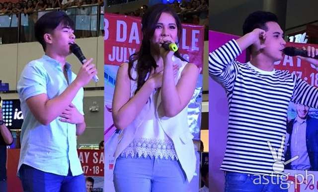 Marlo, Manolo, and Janella led the 'Oh My G' gran fans day at SM City San Pablo last Sunday
