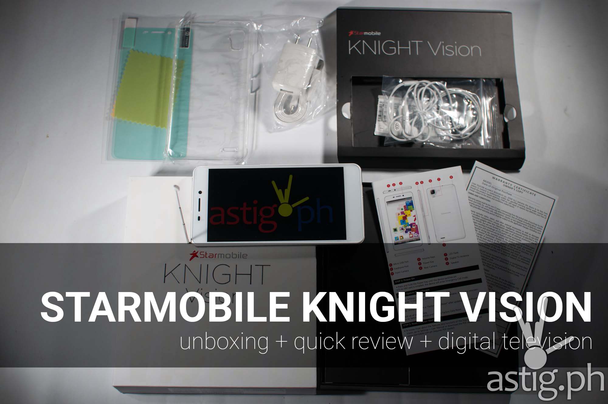Starmobile Knight Vision review unboxing