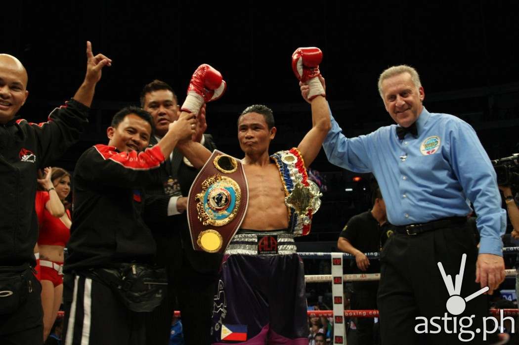 Donnie in his successful title defense in Pinoy Pride 30