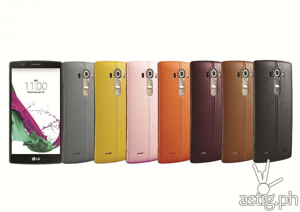 Get an extra leather back cover valued at Php 1500 for FREE when you purchase a leather variant LG G4