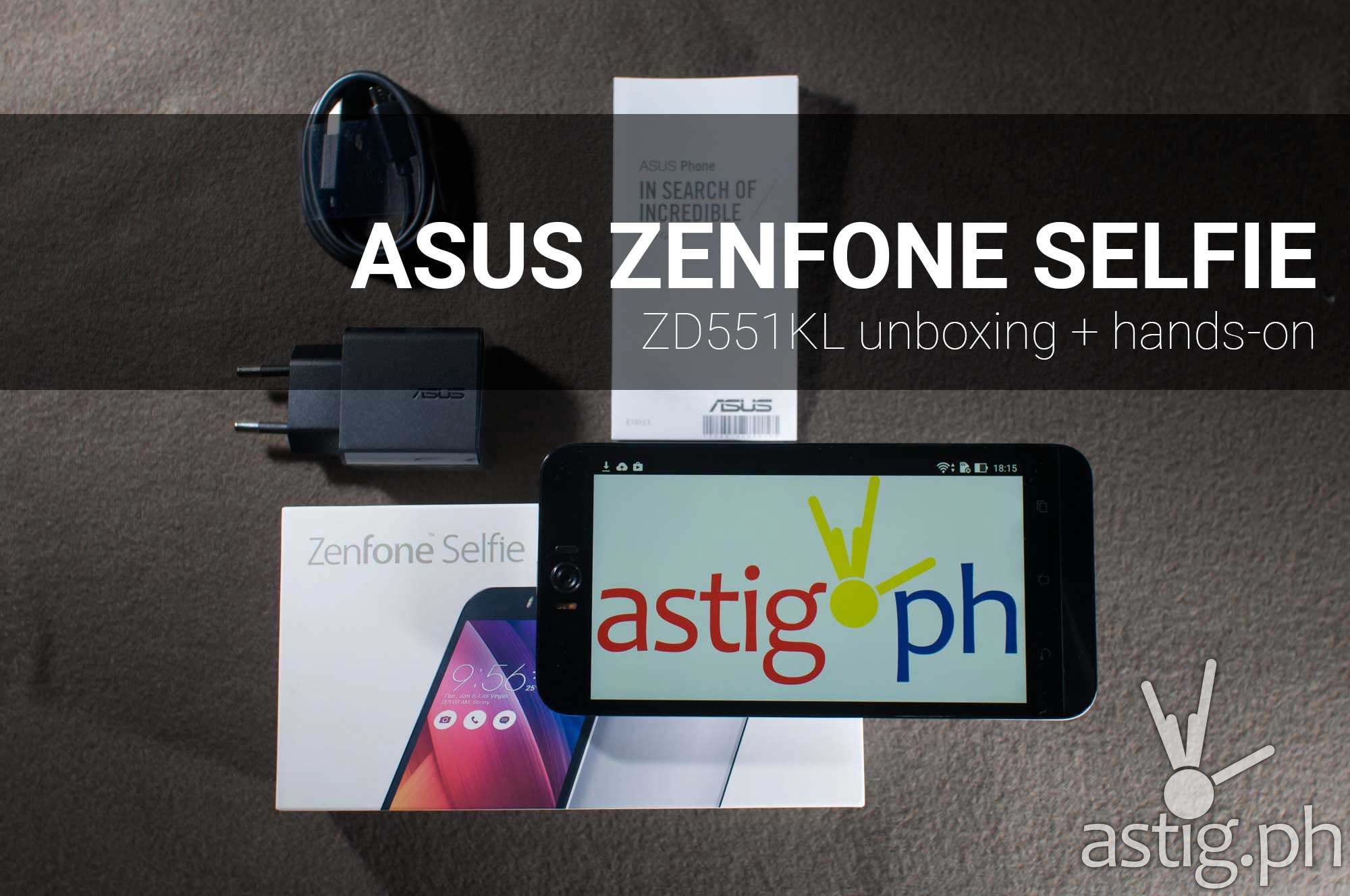 ASUS Zenfone Selfie unboxing + hands on review