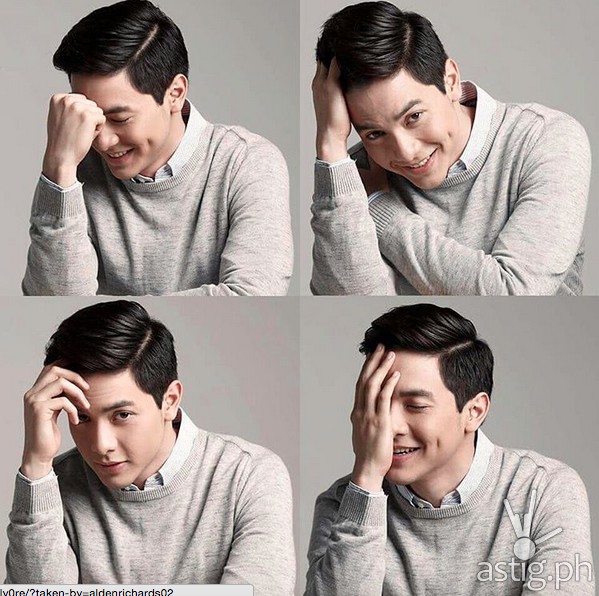 Alden Richards portrait picture in his instagram account
