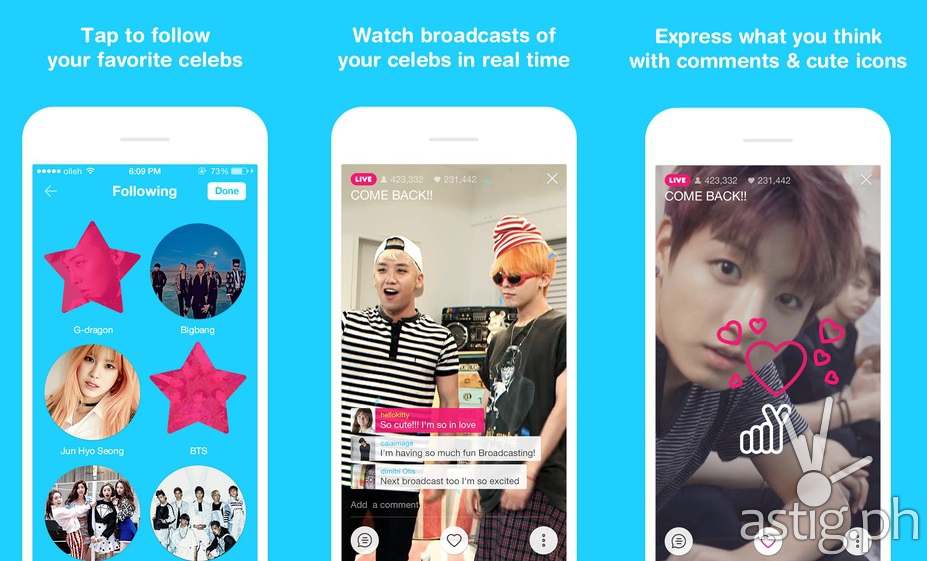 V App lets you meet your favorite K-Pop stars 'on-live'
