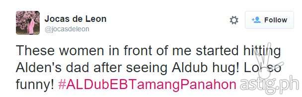 #ALDubEBTamangPanahon top tweet by Jocas de Leon