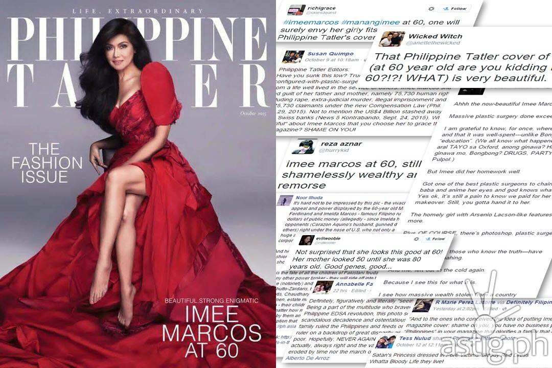 Imee Marcos at 60 Philippine Tatler magazine cover