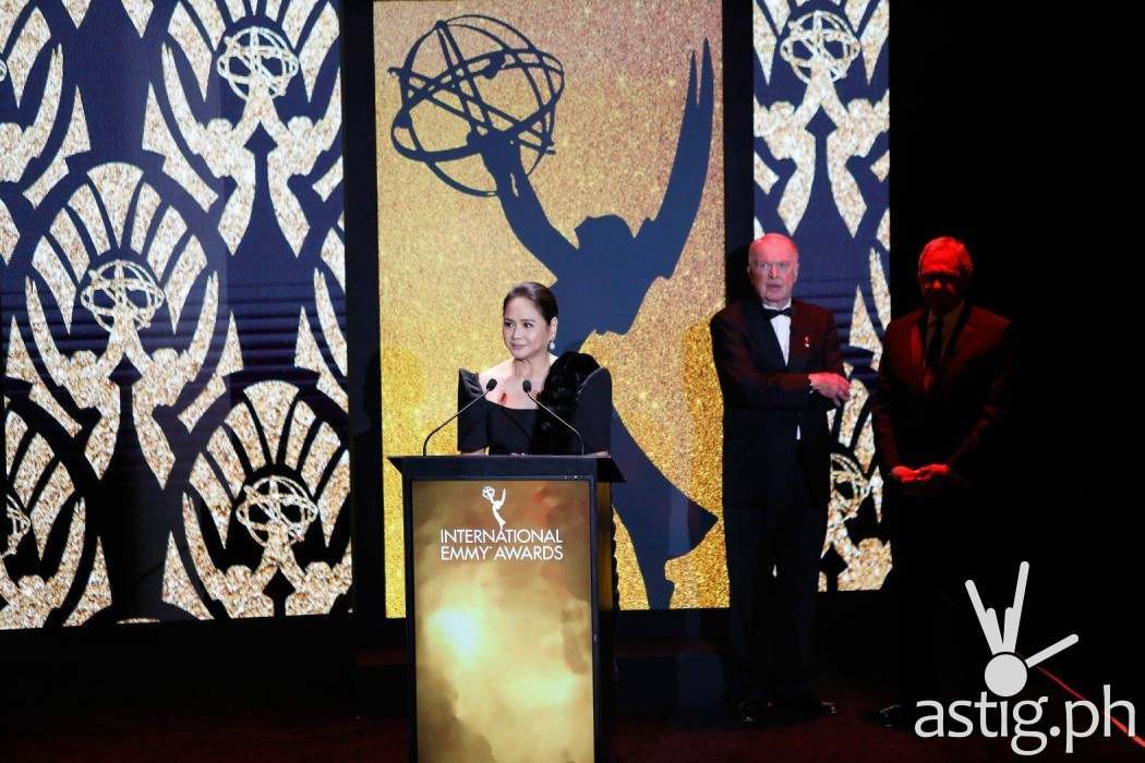 Charo giving her opening address