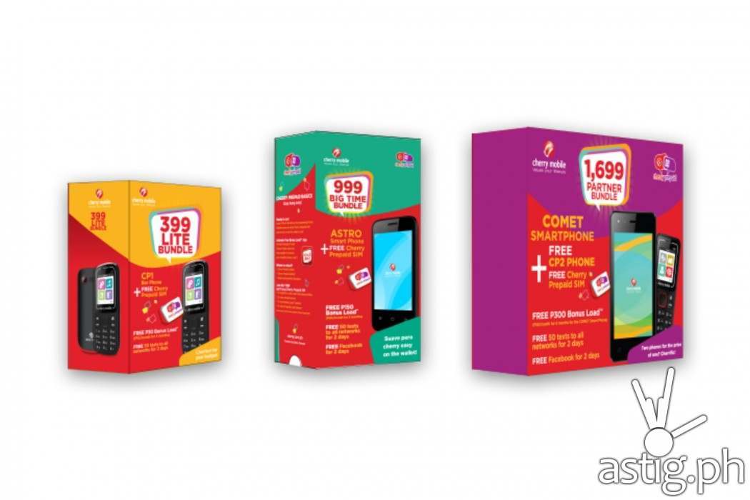 Cherry Prepaid Phone Bundles come with pre-loaded Cherry Prepaid SIM