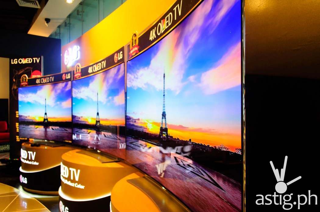 LG Curved 4K OLED TV press event held in Bonifacio Global City, Taguig, Philippines