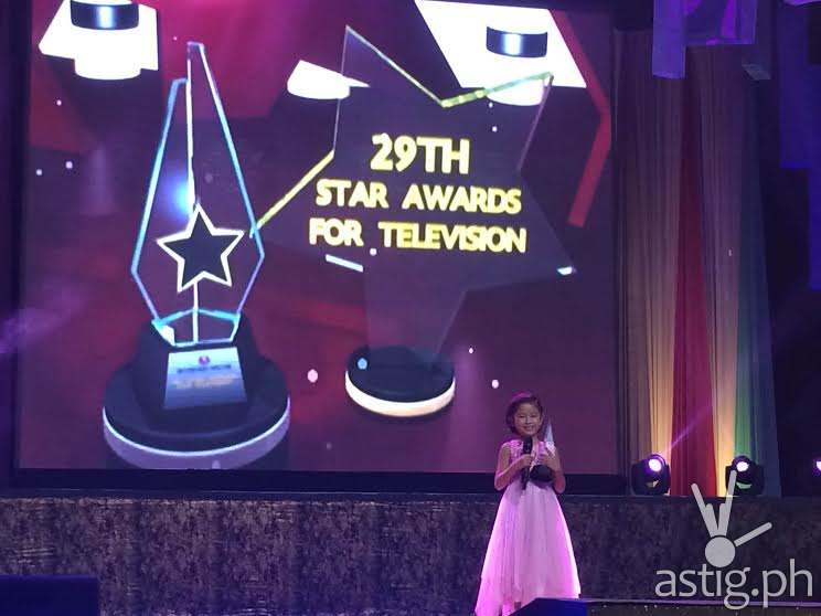 NINGNING actress Jana Agoncillo at the 29th PMPC Star Awards