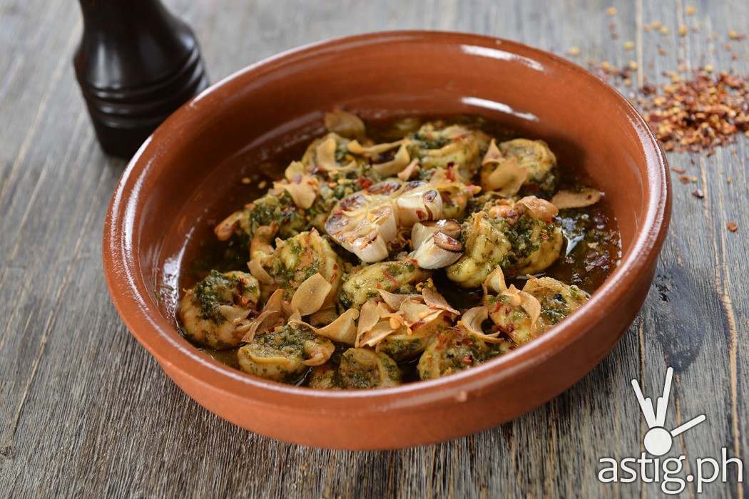 Shrimp Gambas at Café Enye