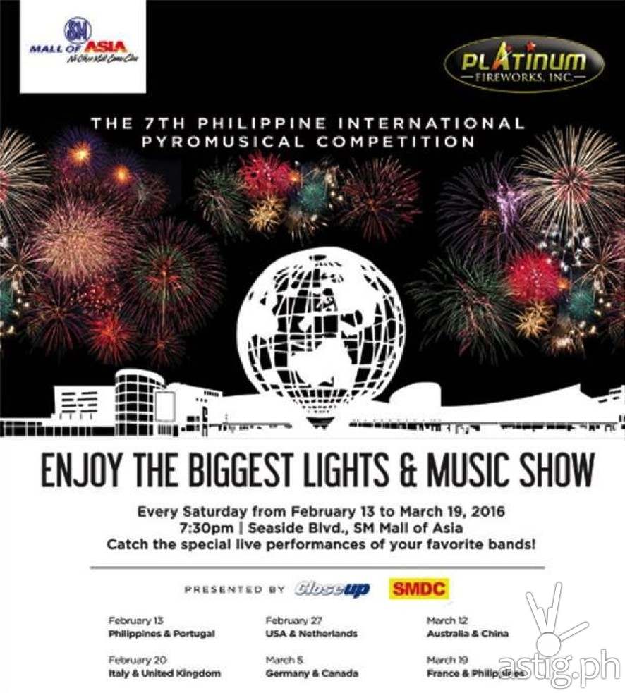 7th Phil Int'l Pyromusical Competition poster
