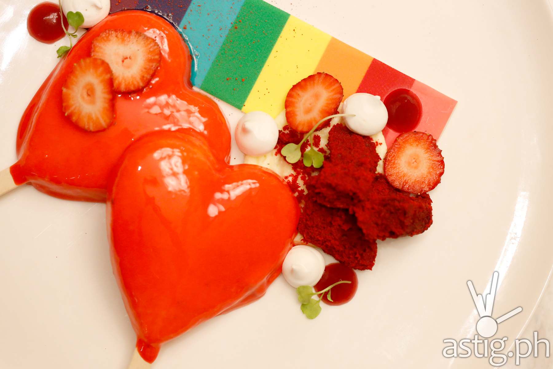 Cru Strawberry Semifreddo at Marriott Hotel Manila