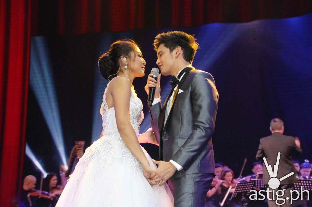 James Reid and Nadine Lustre at the OTWOL concert "JaDine in Love"