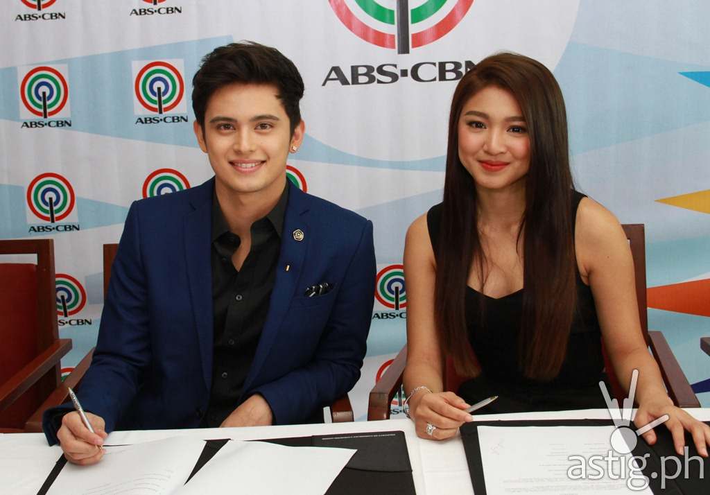 James Reid and Nadine Lustre sign an exclusive contract with ABS-CBN