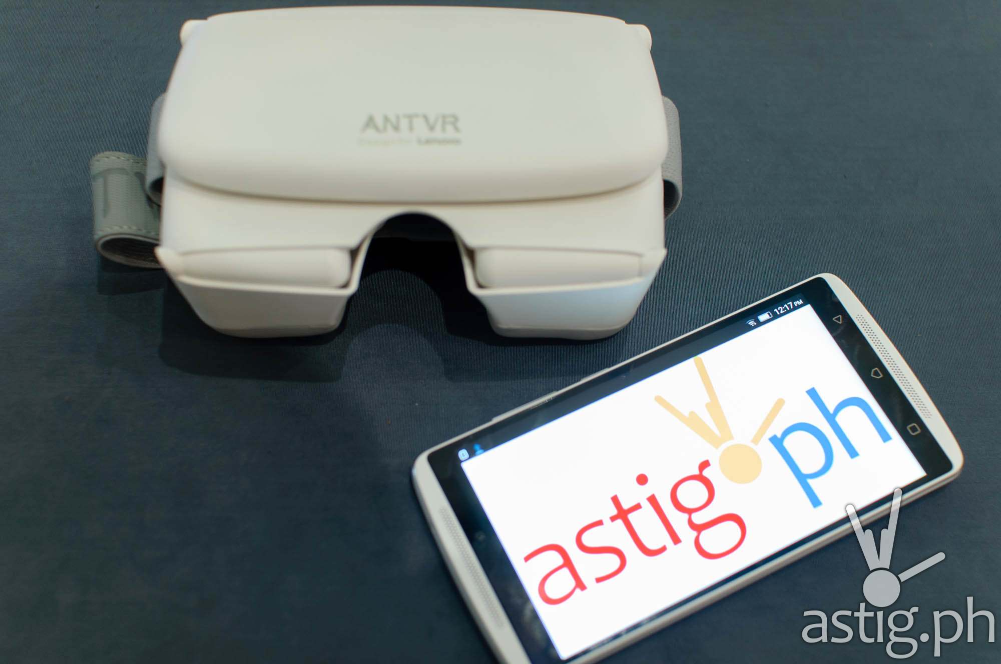 Lenovo VIBE K4 Note with ANT VR headset