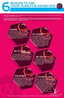 Press release - 6 Reasons To Join Color Manila’s Blacklight Run