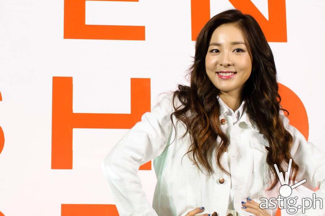 Sandara Park at the Penshoppe media event