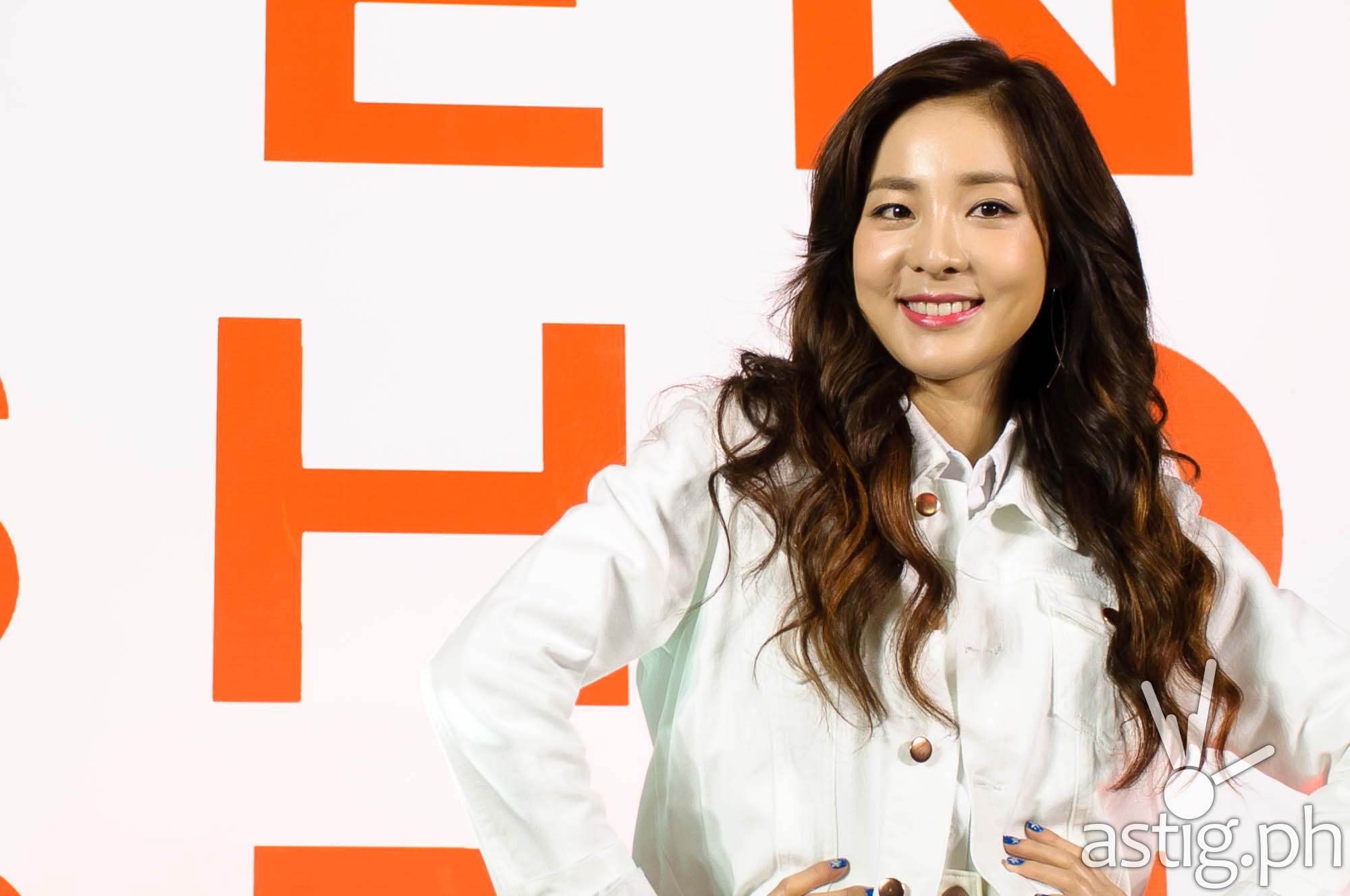 Sandara Park at the Penshoppe media event