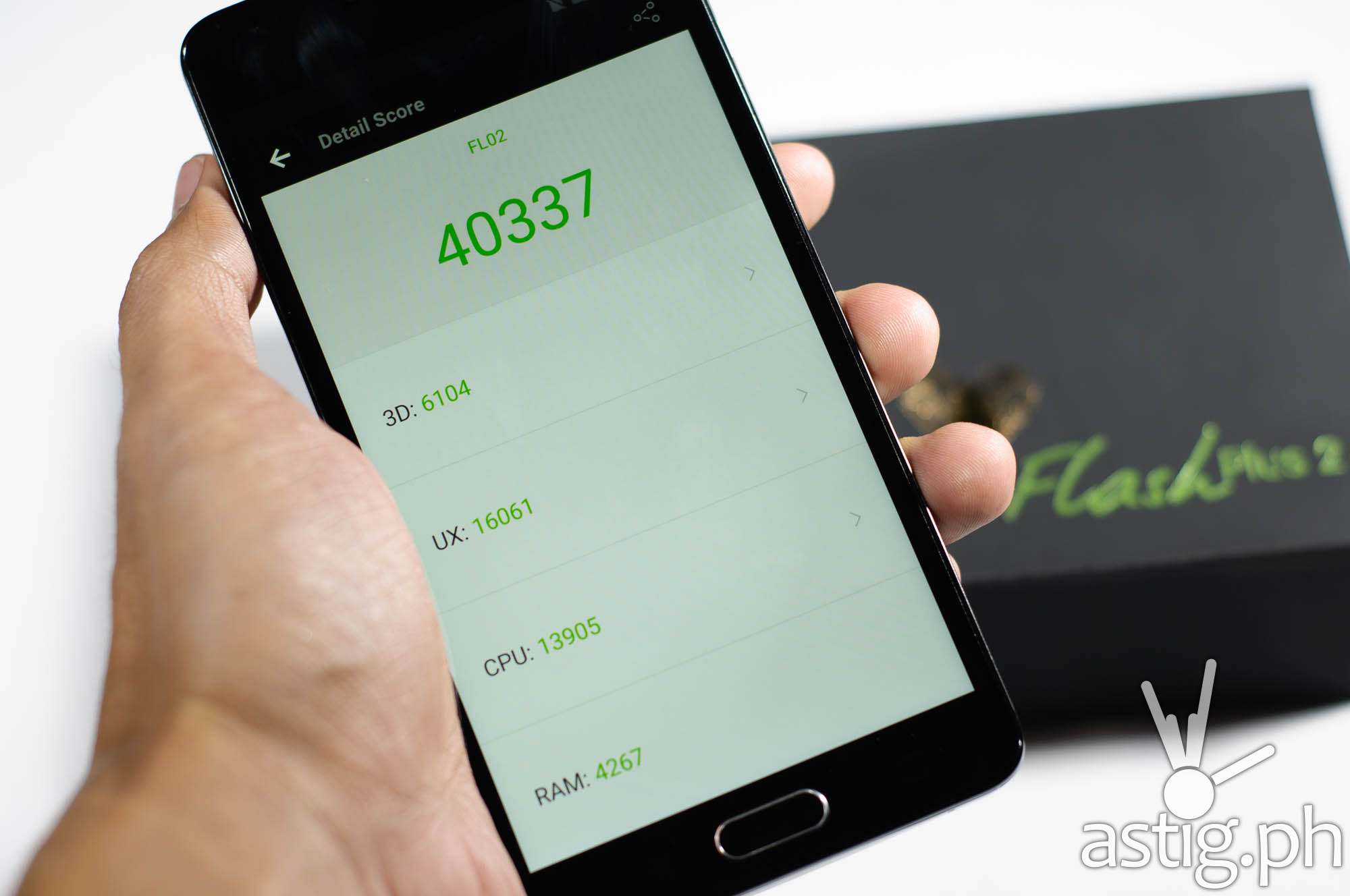 Antutu benchmark score - Flash Plus 2