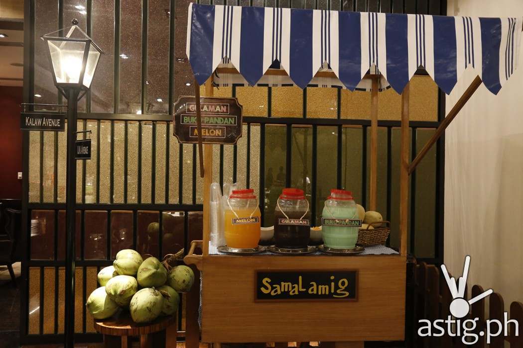 Sama-lamig station serves Melon, Gulaman, and Buko Pandan 