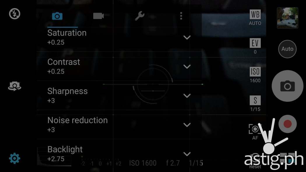 Tweak the default camera settings to suit your taste