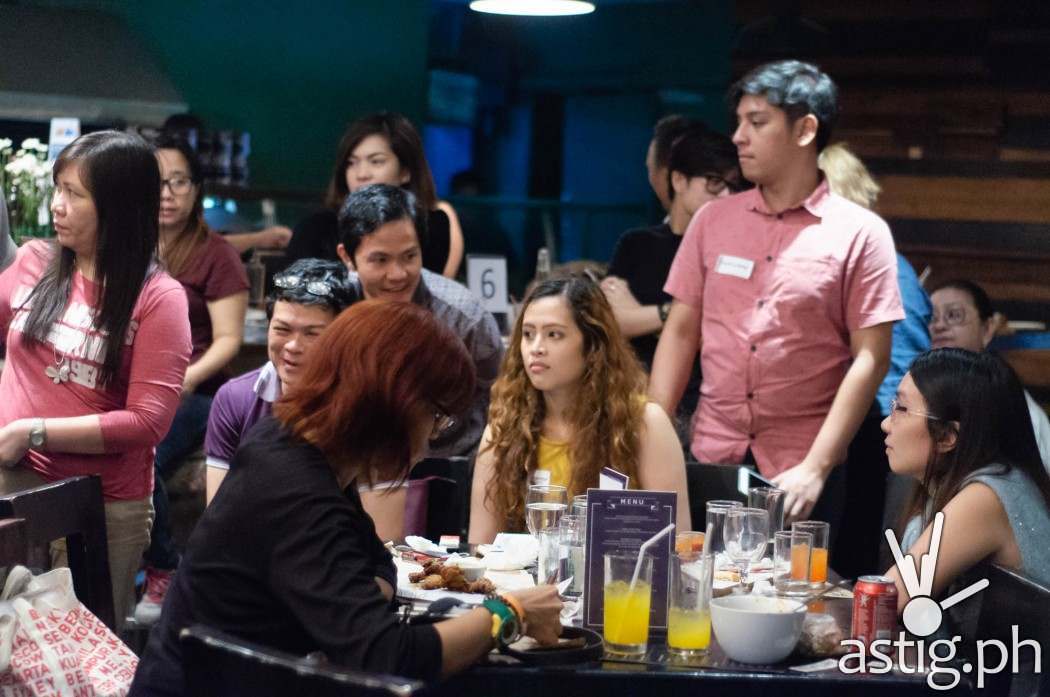 The ASTIG.PH Team looking disappointed after failing to answer a trivia question - they ended up winning, though! Congratulations, Team!