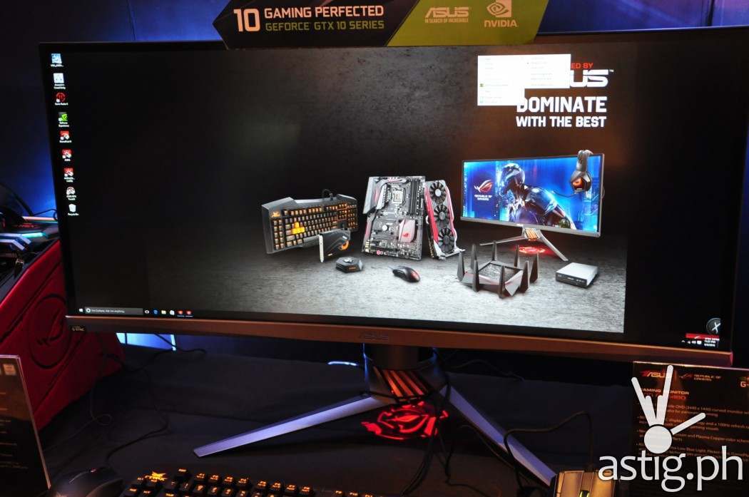 This is PG348Q the 34 inch version