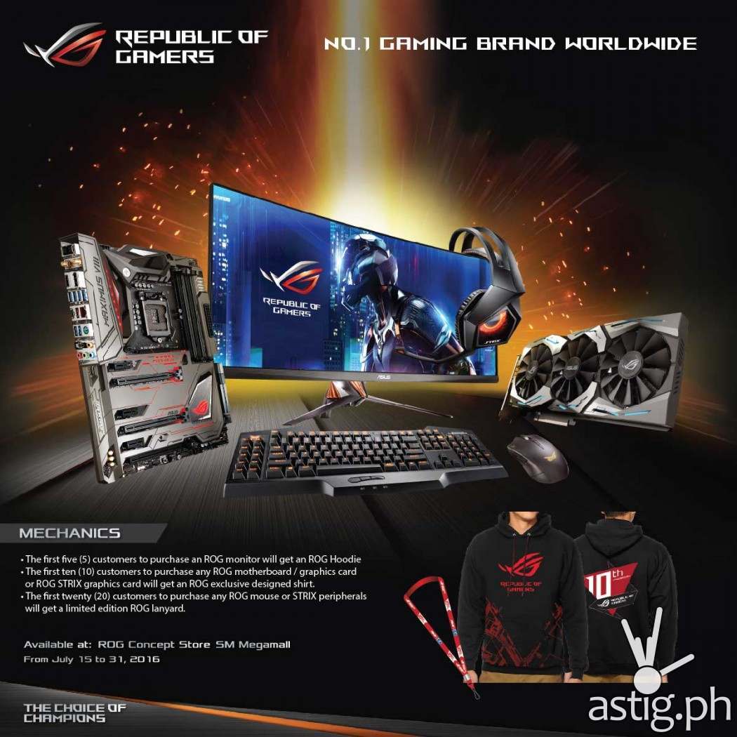 ROG CONCEPT STORE Components Promotion