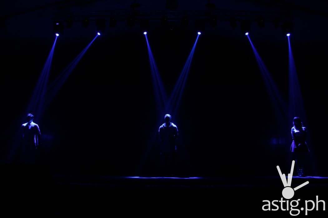 Zenfone 3 Local Brand Ambassadors, Jason Magbanua, Gab Valenciano and Alodia Gosiengfiao at the ASUS Zenvolution Center Stage.