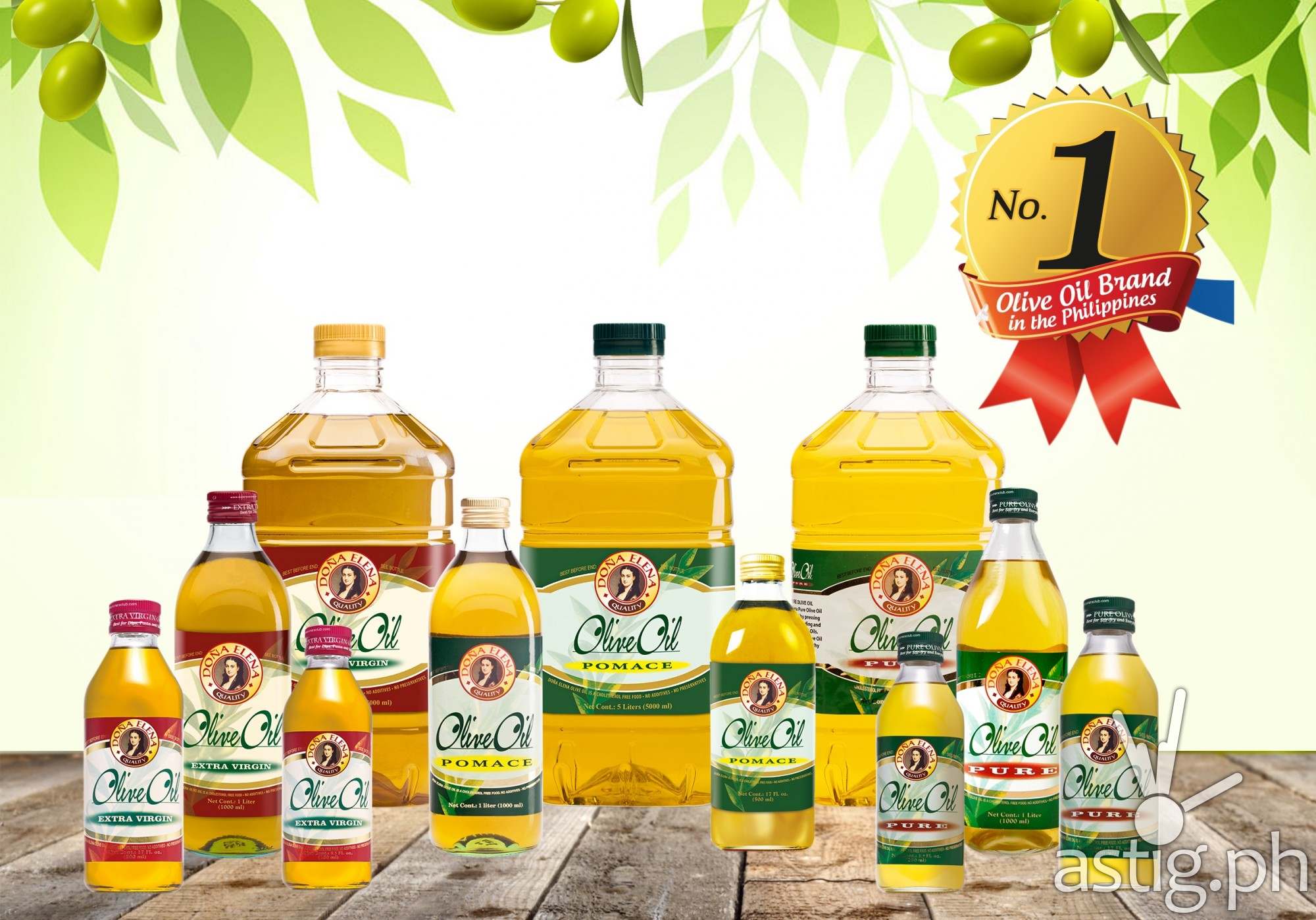 Doña Elena Olive Oil variants