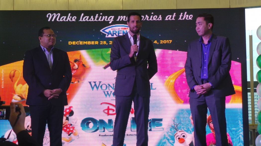 (L-R) Edgar Tejerero (President, SM Lifestyle Entertainment, Inc.), Blake Tatroe (Regional Marketing Director for Southeast Asia and India Feld Entertainment, Inc.), Arnel Gonzales (AVP for Mall of Asia Arena, SM Lifestyle Entertainment, Inc.)