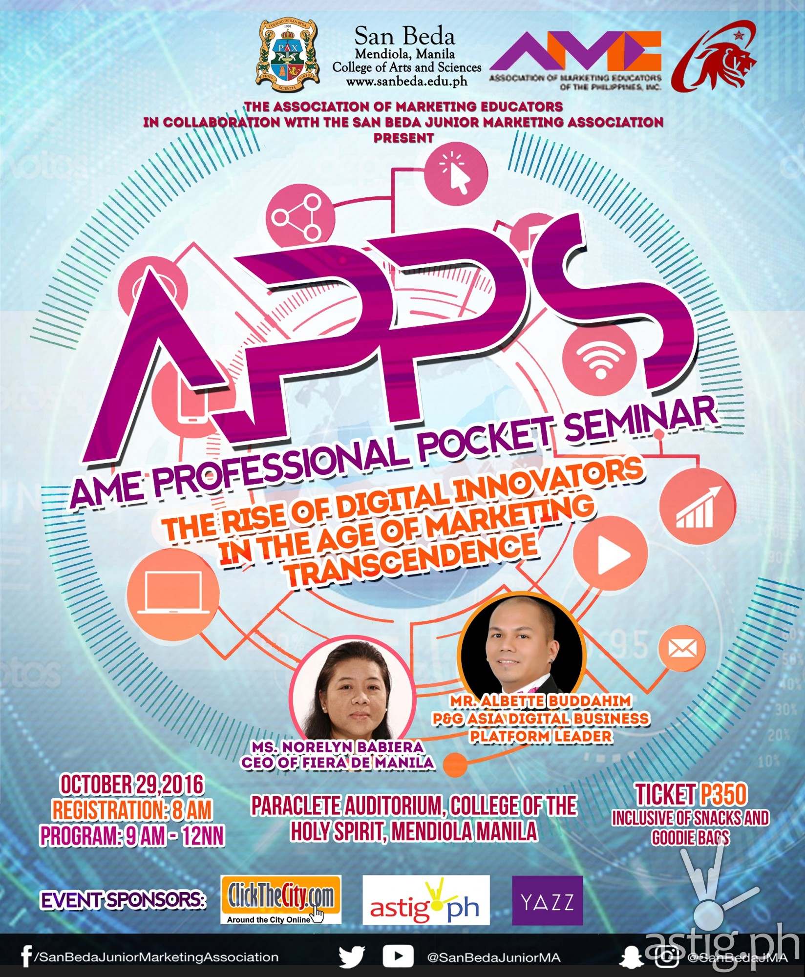 Apps san beda poster
