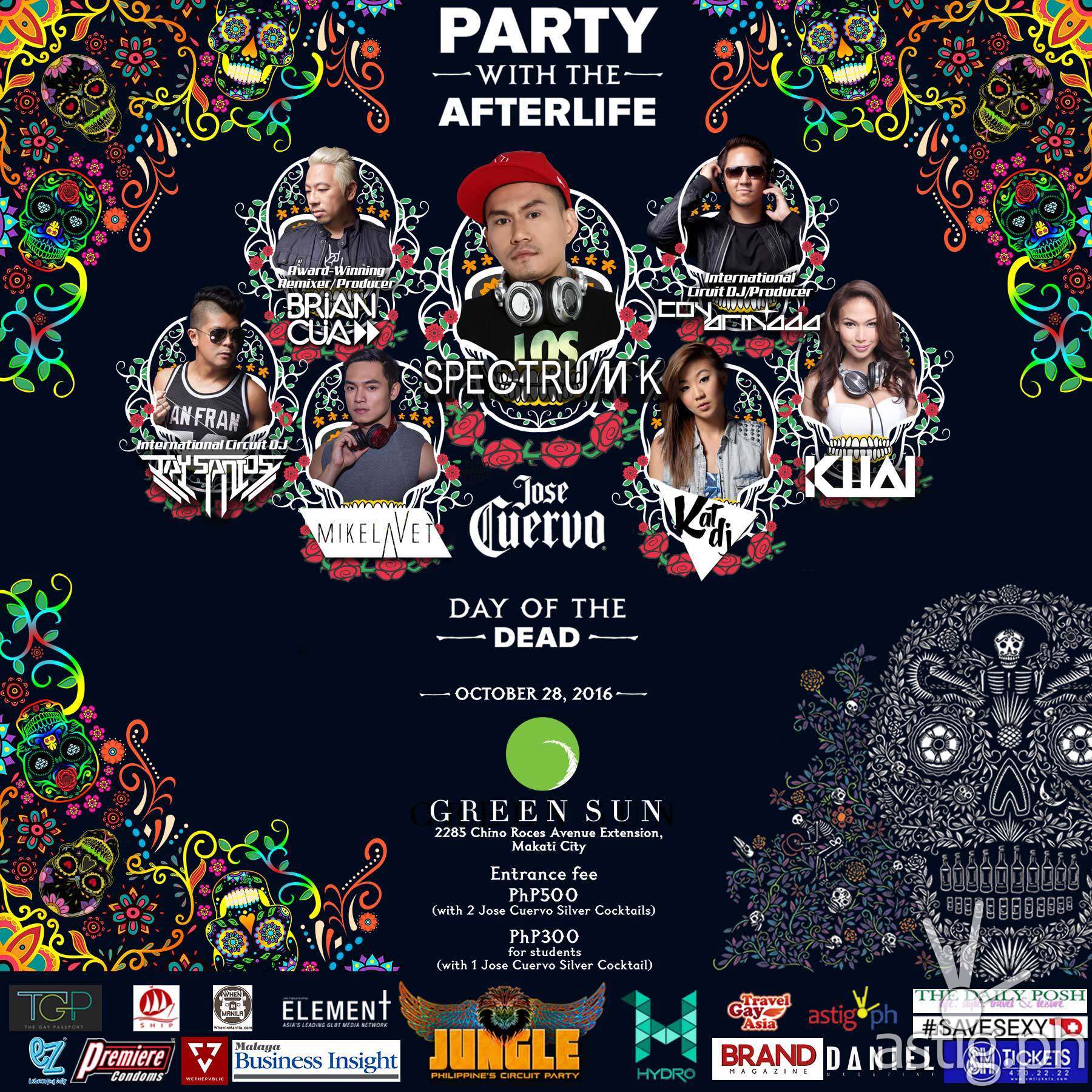 Day of the Dead Jungle Circuit Party Halloween 2016