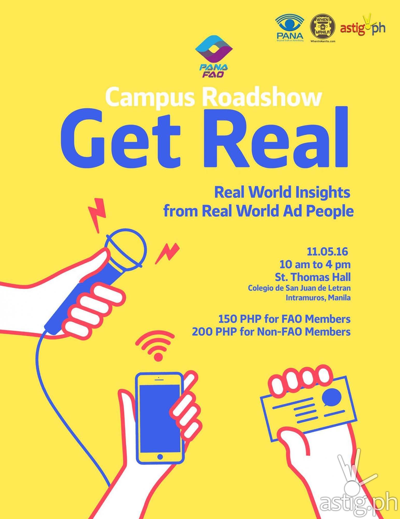 PANA FAO Campus Roadshow Get Real
