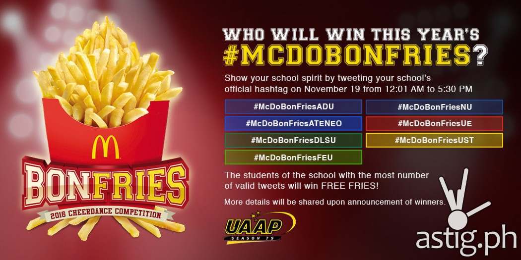 McDonalds BonFries Twitter stickers