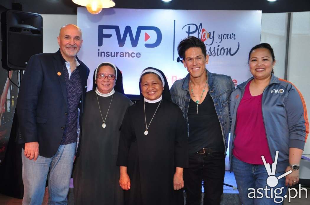 Peter Grimes, Sr. Cynthia Camuta, AR, Sr. Merlyn Pelarion, AR, Mig Ayesa and Roche Vandenberghe