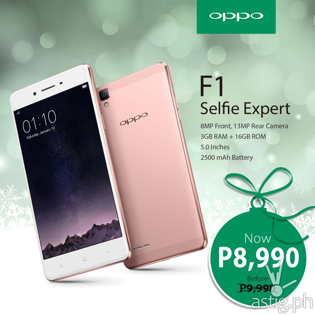 Oppo F1 price drop
