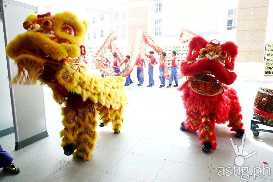 Ceremonial Lion and Dragon dance 1