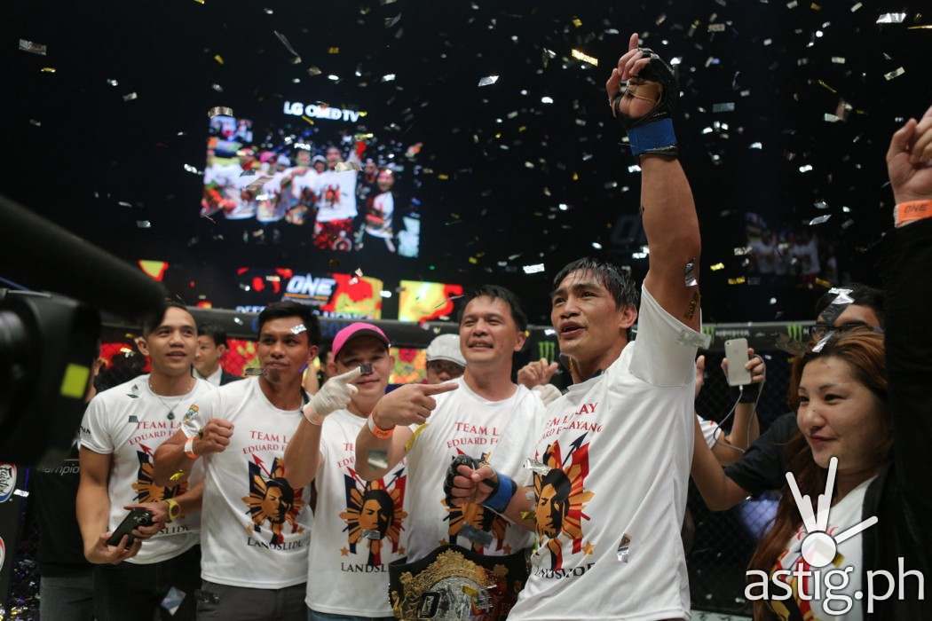 Eduard Folayang defeats Shinya Aoki to attain the long-sought ONE Lightweight World Championship belt