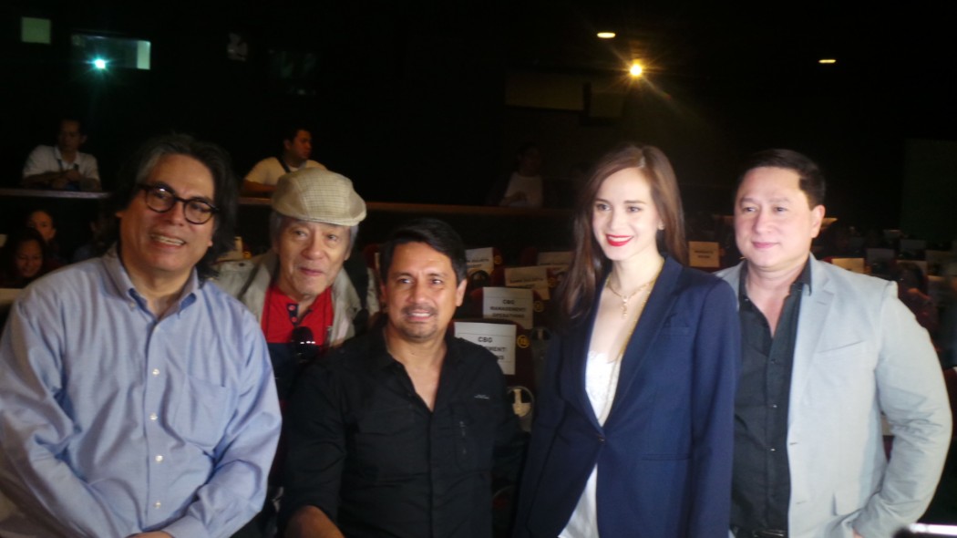 Direk Carlos Siguion-Reyna, Romeo Vitug, Richard and Lucy Gomez, Eric Quizon