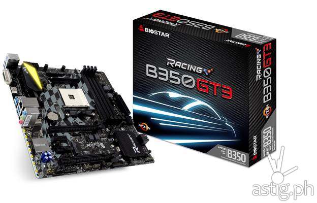 Biostar Racing RACING B350GT3 RYZEN motherboard