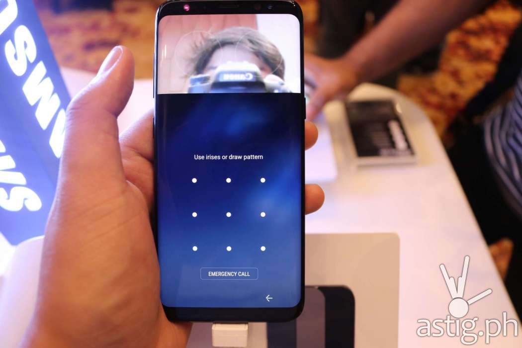 Samsung Galaxy S8 security - pattern