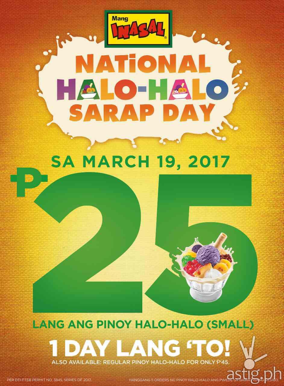 Mang Inasal National Halo-Halo Day 2