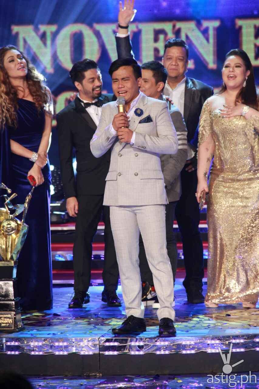 Noven Belleza winning moment on Tawag ng Tanghalan