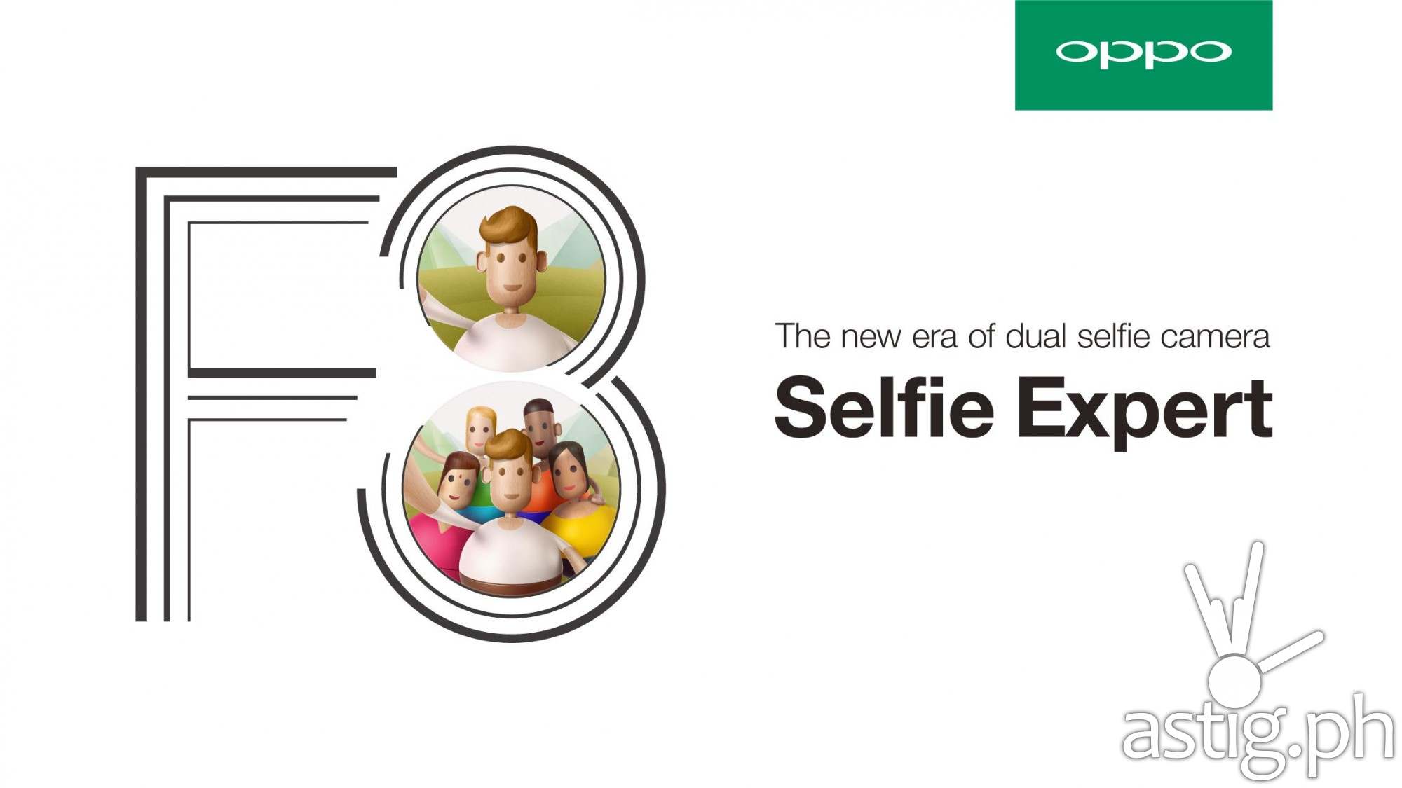 OPPO F3 dual selfie