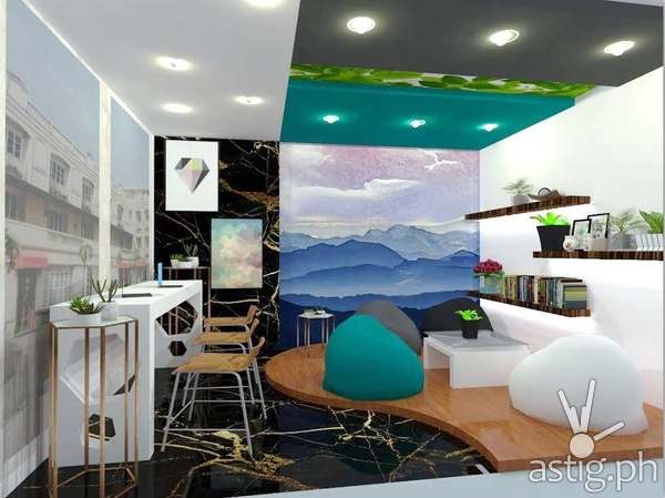 Student Lounge by Joanna Pahutan