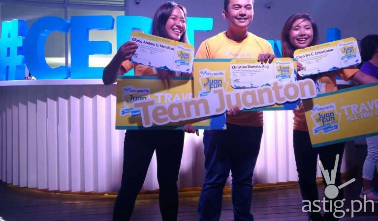 Davao teens bag 1 year unlimited flights from Cebu Pacific