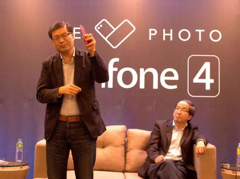 ASUS CEO Jerry Shen at the launch of the Zenfone 4
