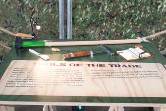 Archaeological tools - Dinosaurs Around The World exhibit - Mind Museum BGC